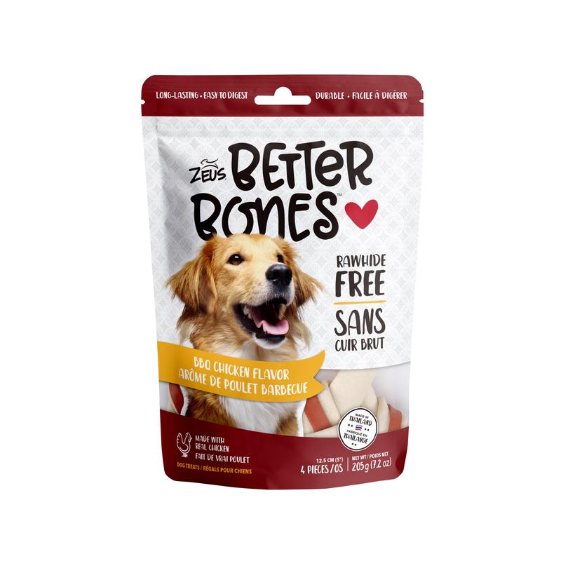 Zeus Better Bones - BBQ Chicken Flavor - 4 pack