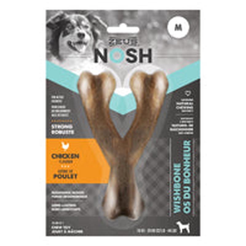 Zeus NOSH Strong Wishbone Chew Toy - Chicken Flavour - Medium - 15 cm (6 in)