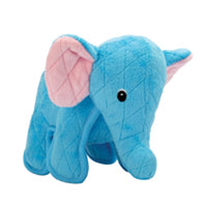 Zeus Safari Dog Toys - Blue Elephant - 16.5 cm (6.5 in)