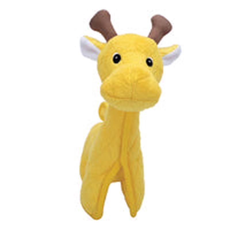 Zeus Safari Dog Toys - Yellow Giraffe - 24 cm (9.5 in)