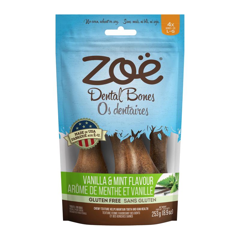 Zo Dental Bones - Vanilla and Mint Flavour - Large - 253 g (8.9 oz)