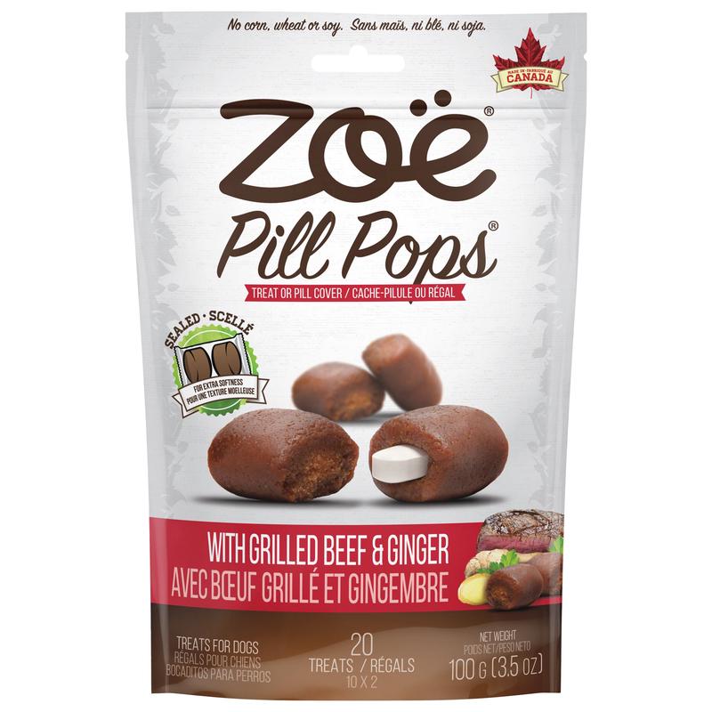 Zo Pill Pops - Grilled Beef with Ginger - 100 g (3.5 oz)