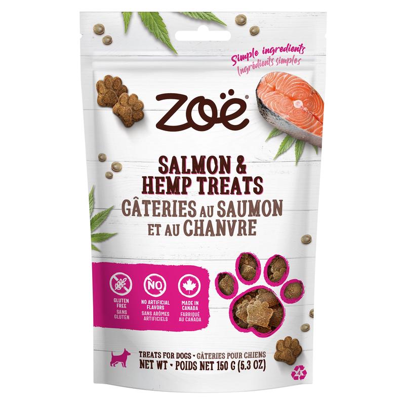 Zoe Hemp Treats - Salmon - 150g (5.3 oz)