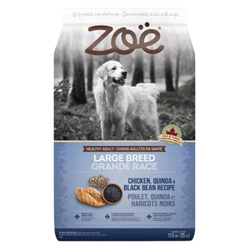 Zo Large Breed Dog Food - Chicken, Quinoa and Black Bean Recipe - 11.5 kg
