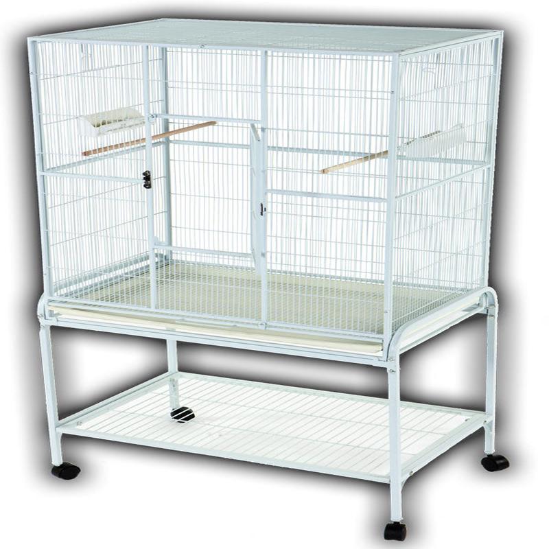 13221 Blue - 32"x21"x63" Flight Cage & Stand