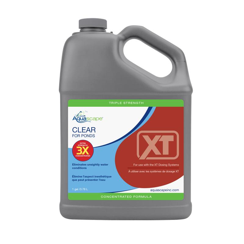 3x Clear For Ponds Xt - 1 Gal