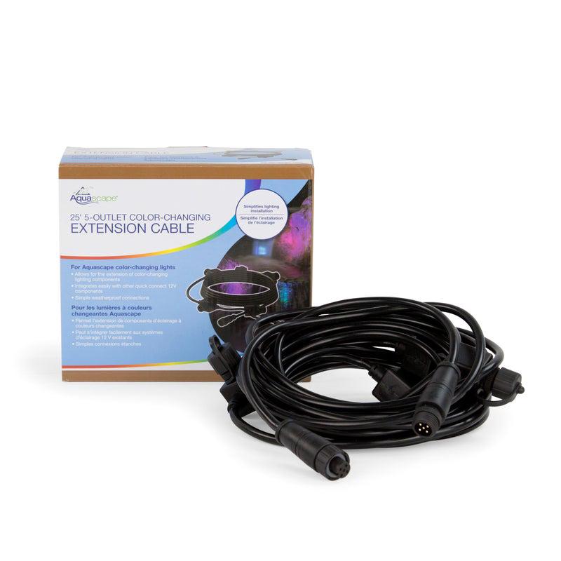 5-Outlet Color-Changing Light Extension Cable