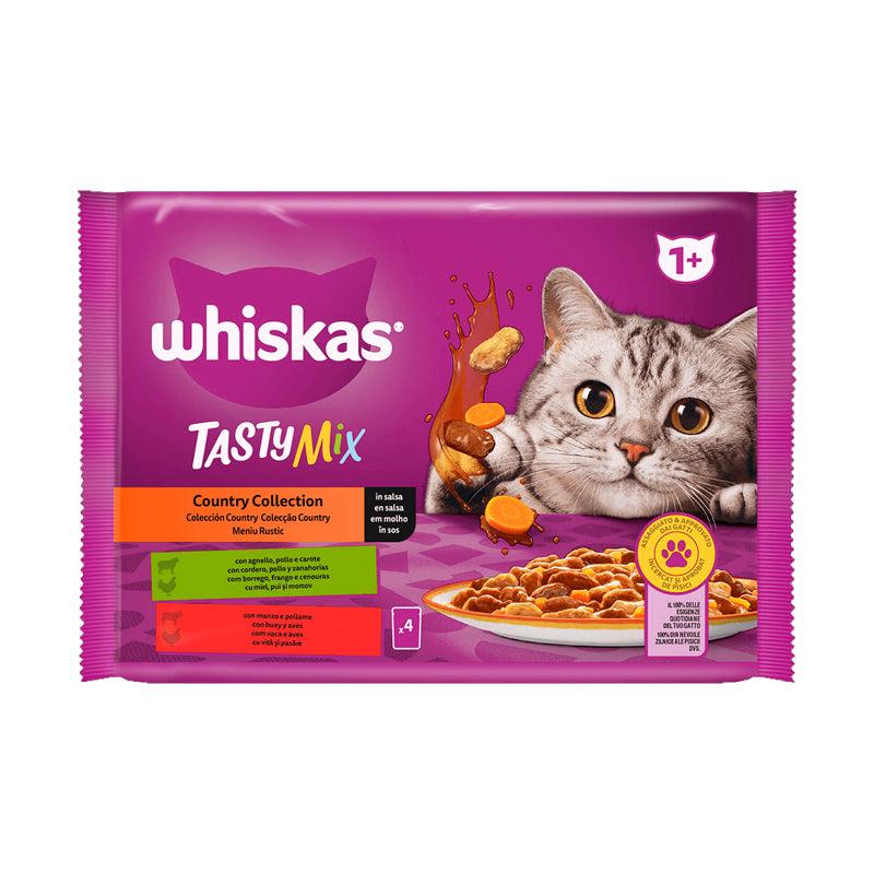Whiskas Tasty Mix Country Selection Meat and Vegetables 4x85gr