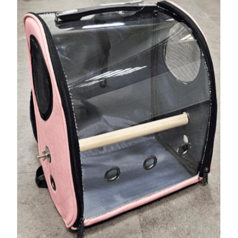 Parrot Carrier Pink 33x23x39cm