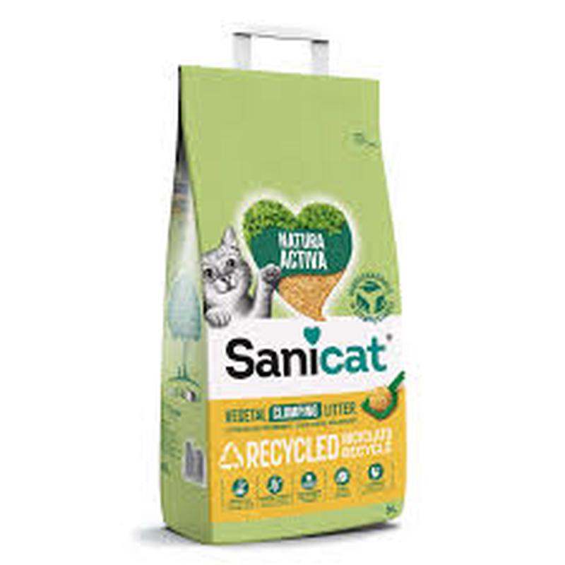 Sanicat Recycled Vegetal Clumping Litter 10L