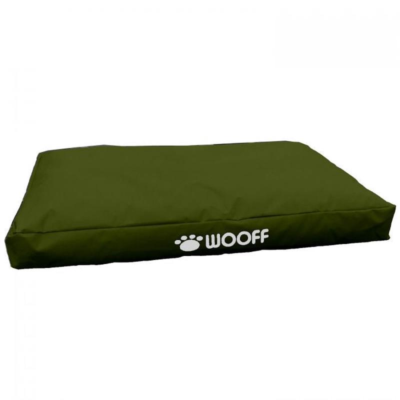 Woof Box Uni Large Olive Bed 70x110x15cm