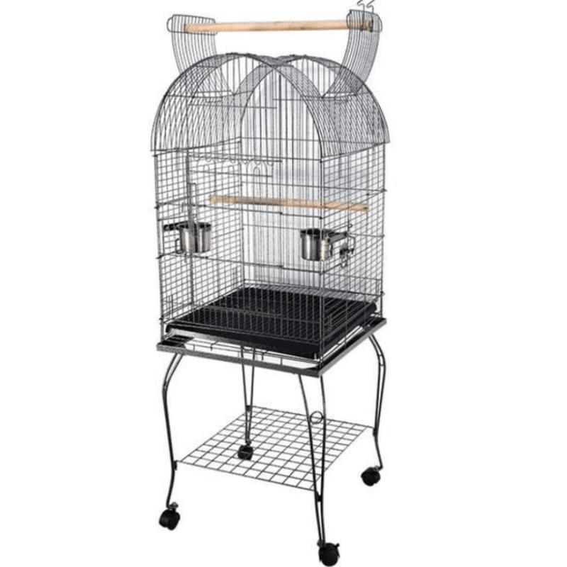 Parakeet Cage White 52x52x140.5cm
