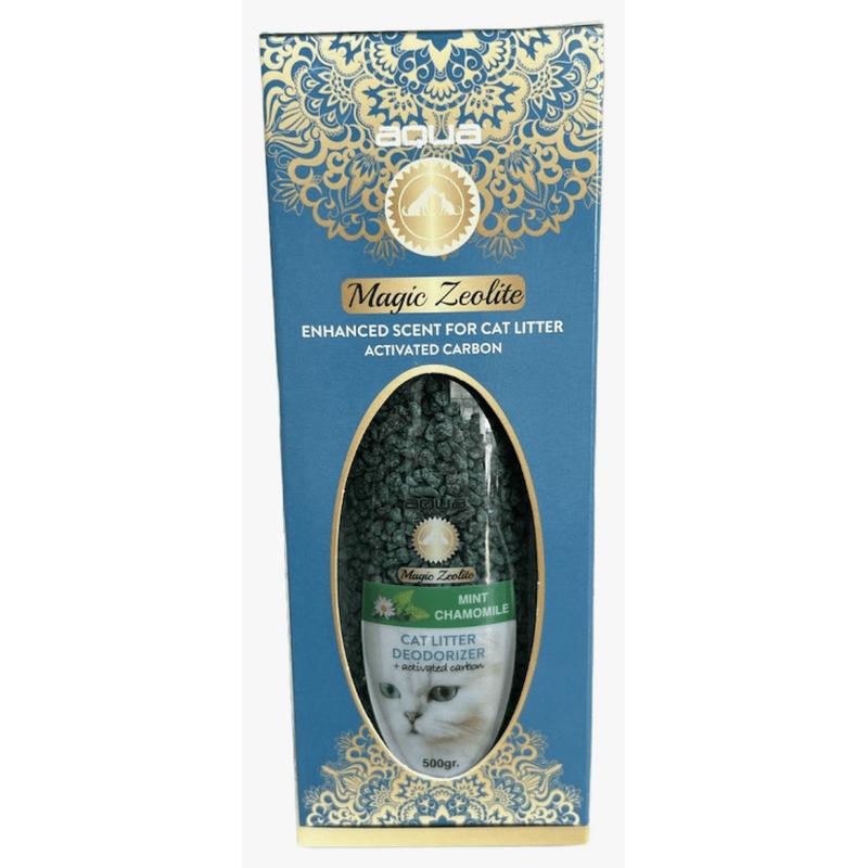 Aqua Magic Zeolite Cat Litter Deodoriser Mint Chamomile 500gr