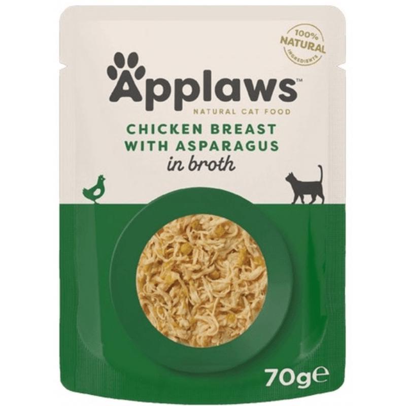 Applaws Chicken Breast with Asparagus 70gr