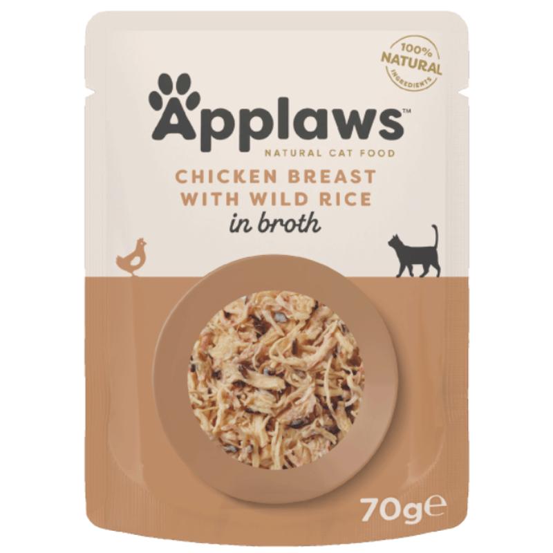 Applaws Chicken Breast with Wild Rice 70gr