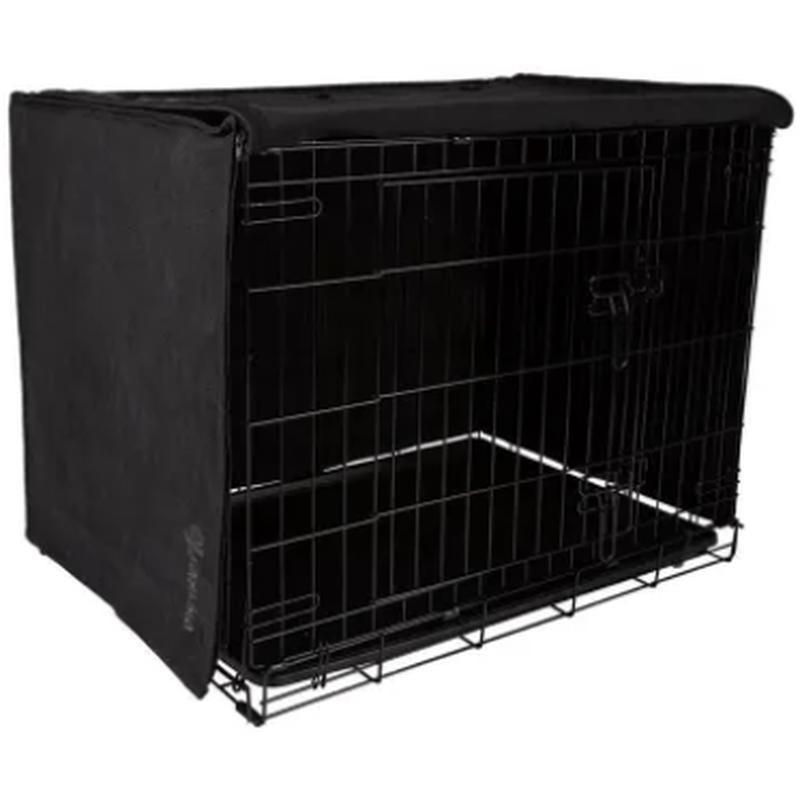 District70 Dog Crate Cover Dark Grey L 94x63x66cm