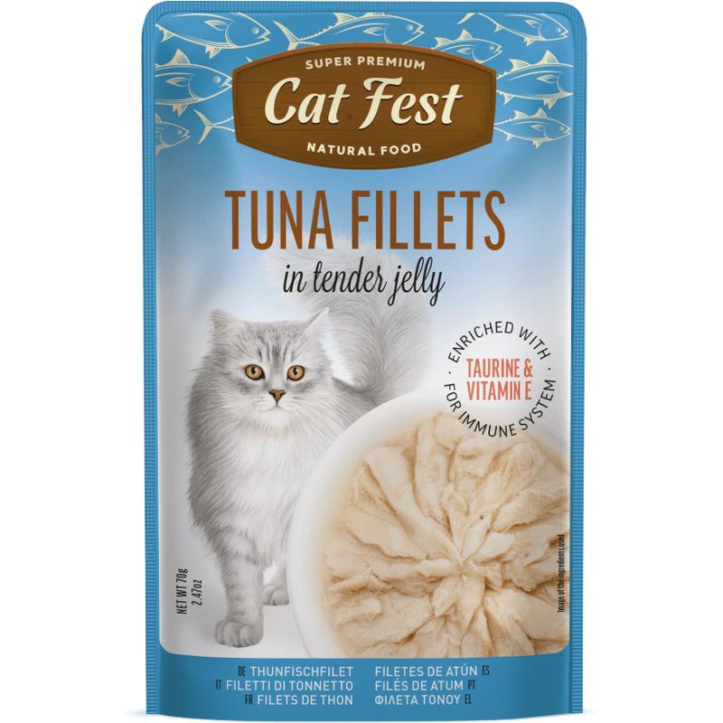 Cat Fest Tuna Fillets in Jelly 70gr