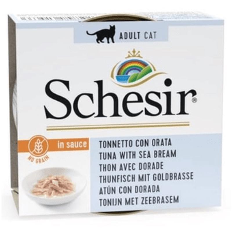 Schesir Cat Tuna & Seabream in Gravy 70gr