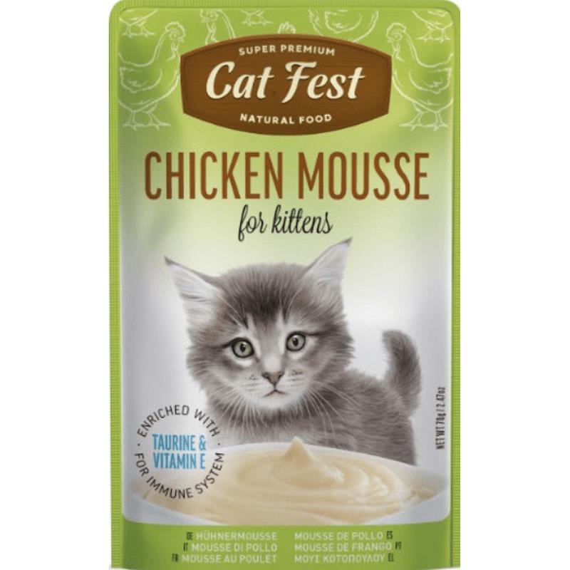 Cat Fest Chicken Mousse for Kittens 70gr