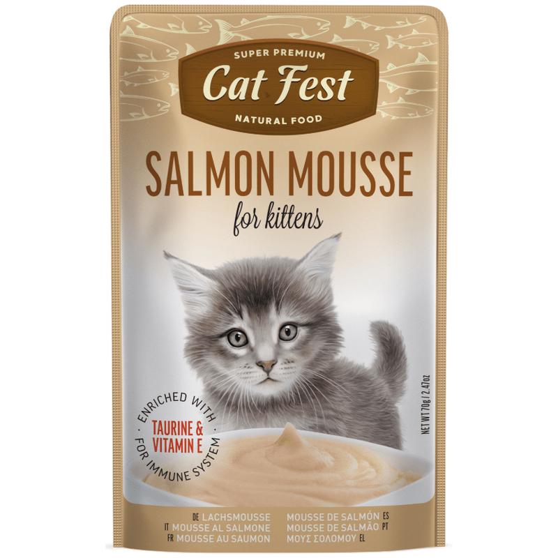 Cat Fest Salmon Mousse for Kittens 70gr