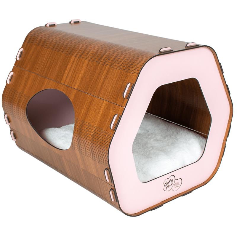 Cat House MDF Rose 36x40x34cm