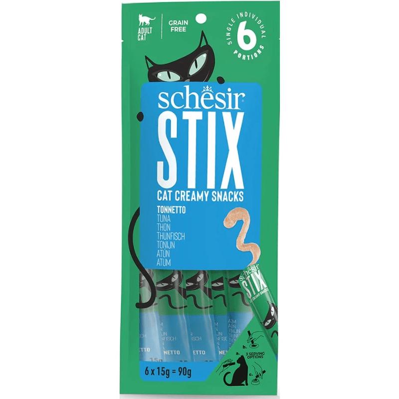 Schesir Cat Sticks Creamy Tuna 6x15gr