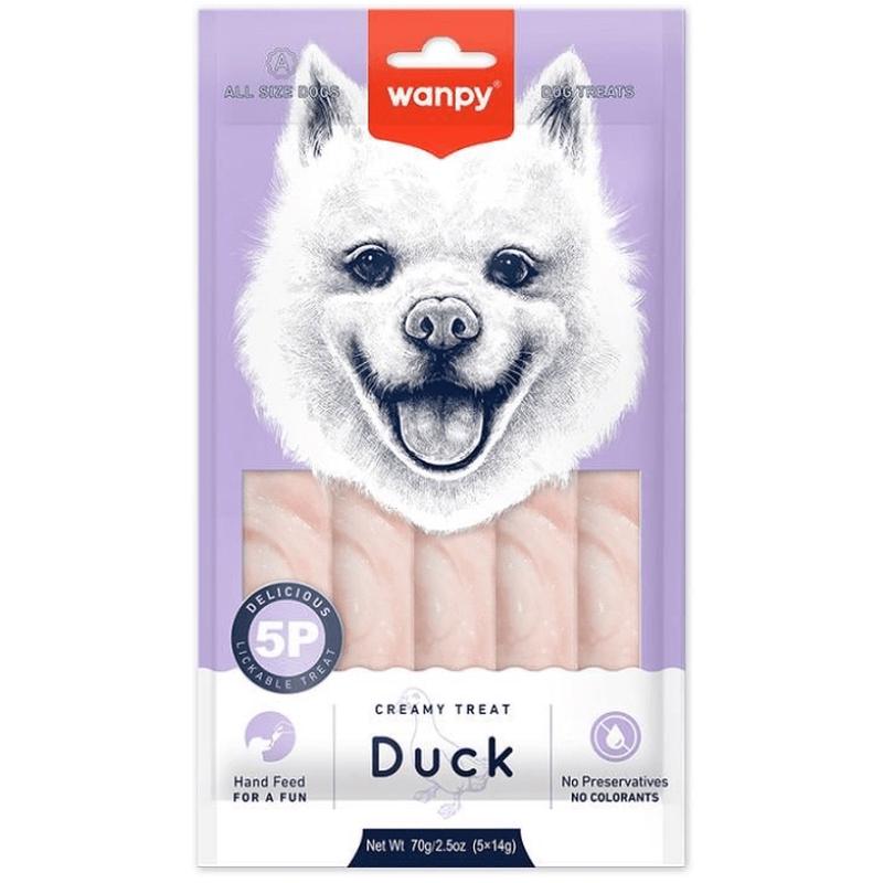 Wanpy Duck Creamy Lickable Treat for Dogs 70gr