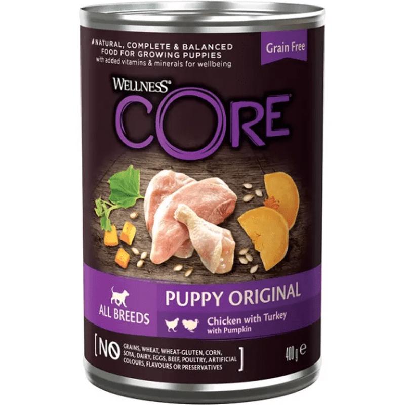 Wellness Core Duo Protein Puppy Chicken & Turkey with Pumpkin 400gr