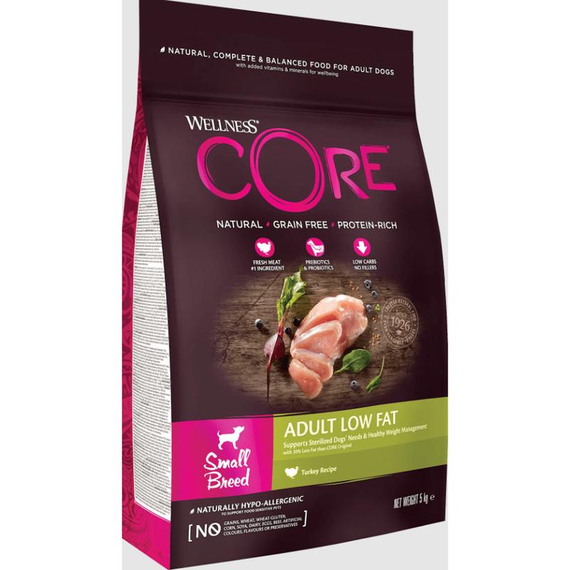 Wellness Core Small Breed Adult Low Fat Turkey 1.5kg