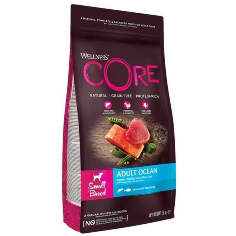 Wellness Core Small Breed Adult Ocean Salmon & Tuna 1.5kg