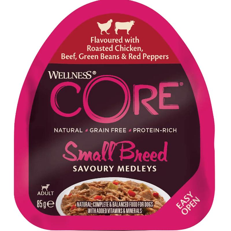 Wellness Core Small Breed Soft Pare Chicken & Beef 85gr
