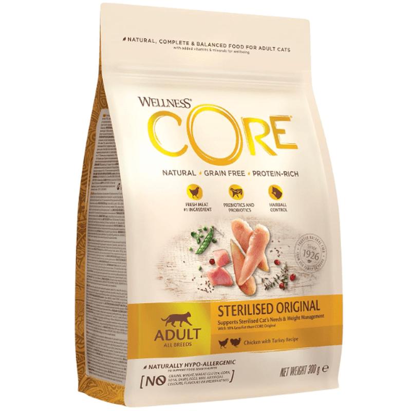 Wellness Core Sterilised Adult Cat Chicken & Turkey 300gr