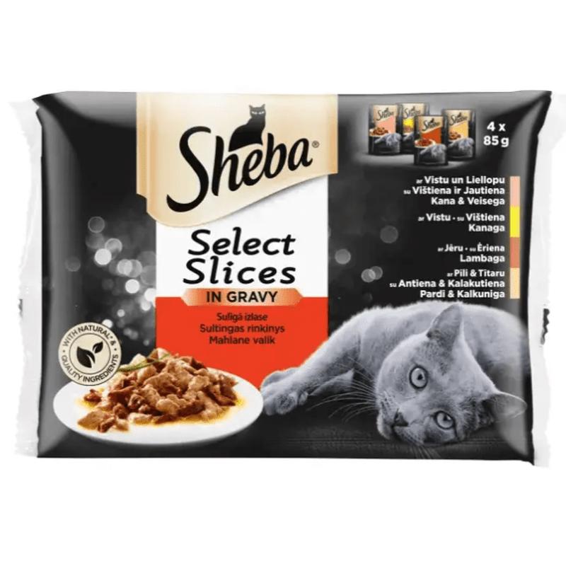Sheba Select Slices Meat Selection 4x85gr