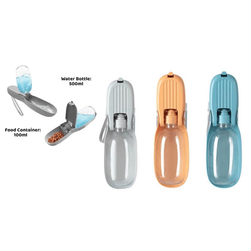 2 in 1 Portable Water And Food Bottle 470ml