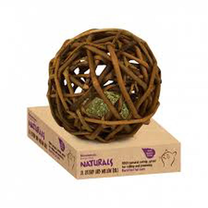 Cat Naturals Willow & CatNip XL Ball - Rosewood