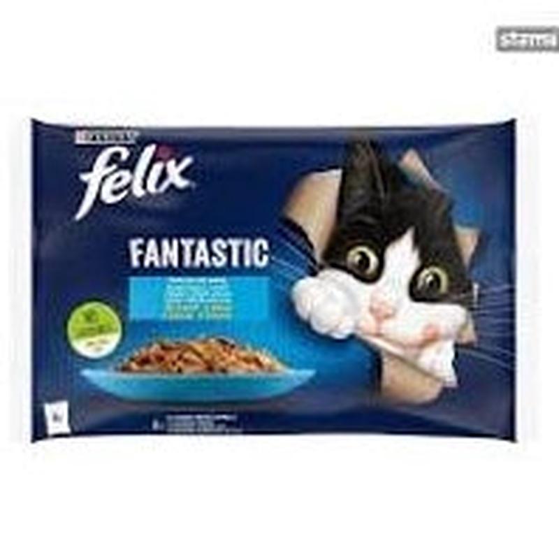 Felix Fantastic Salmon & Codfish 4x85gr