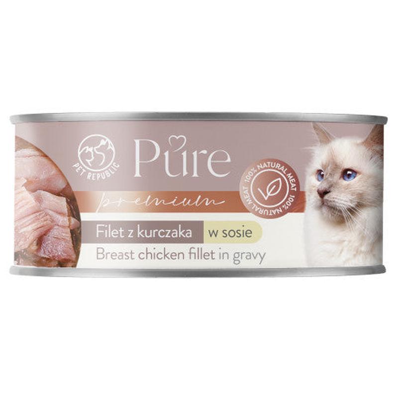 Pet Republic Pure Chicken Fillet Breast in Gravy 80gr
