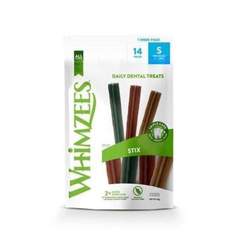 Whimzees Stix Small Dog Weekly Dental Treat - Pack of 7