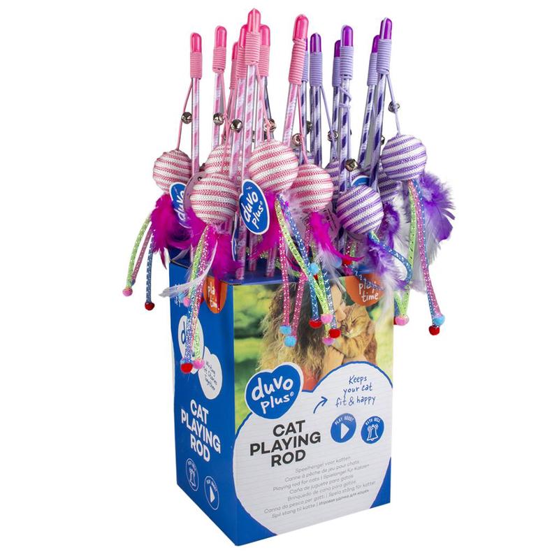 Duvo+ Playing Rod Catchy Rope Ball