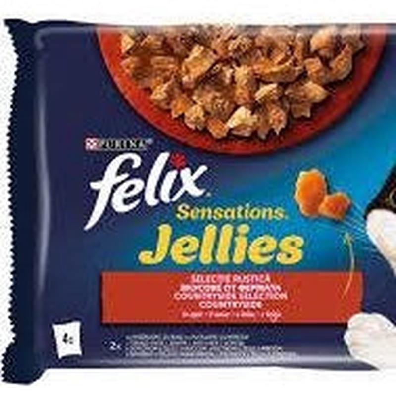 Felix Sensations Countryside Menu Jelly 4x85gr