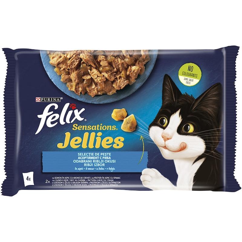 Felix Sensations Fish in Jelly 4x85gr