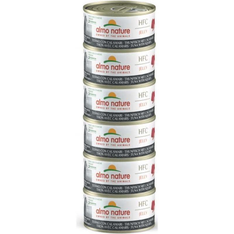 Almo Nature Multipack Tuna with Squid in Jelly 6x70gr