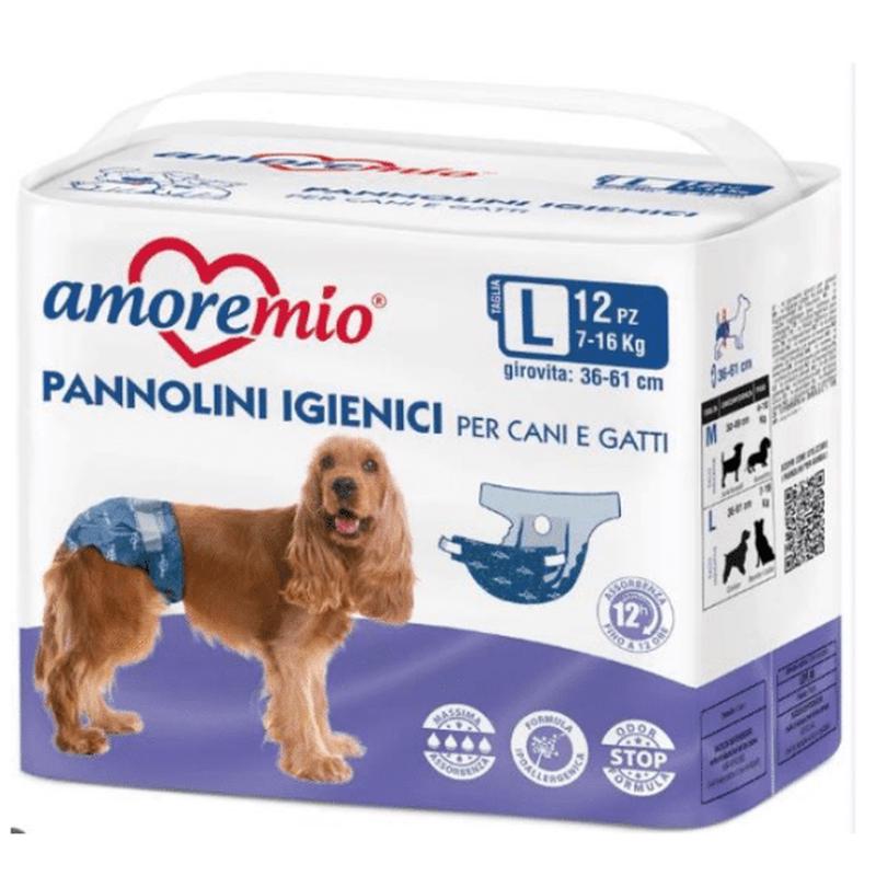 Amore Mio Hygienic Pads for Pets Large 36-61cm 7-16kg