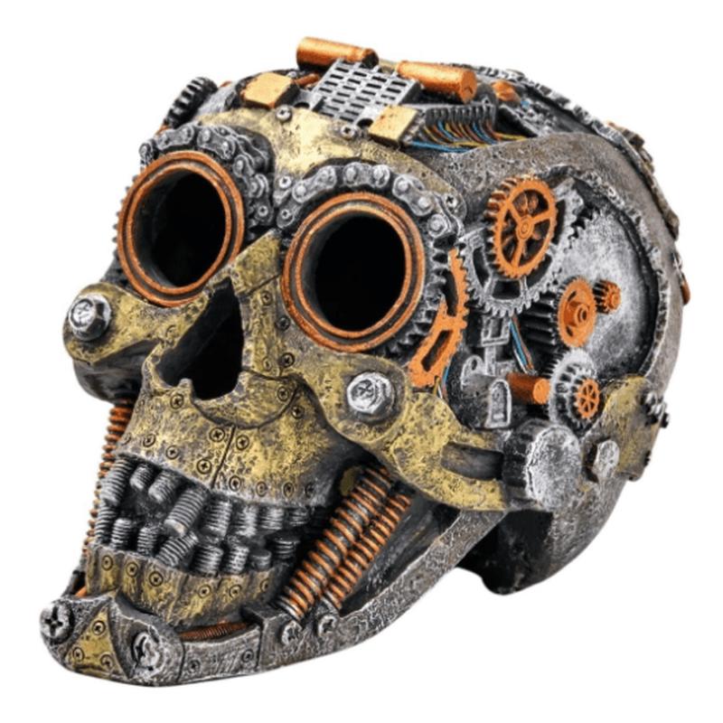 Eden Steampunk Skull 18x12.4x13cm
