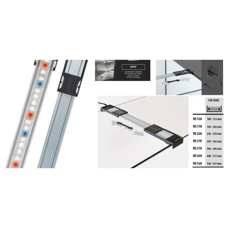 Newa Slim LED Plants 8000K Colour Temperature 101lm/h 2.16w 196 - 265mm