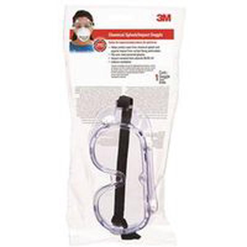 3M Chemical Splash Goggles, Impact Lens, Polycarbonate Lens (91252-80024)
