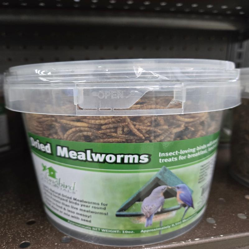 10 Oz Tub Dried Mealworms