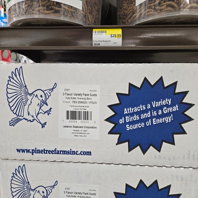 12 Pack Variety Suet Cake