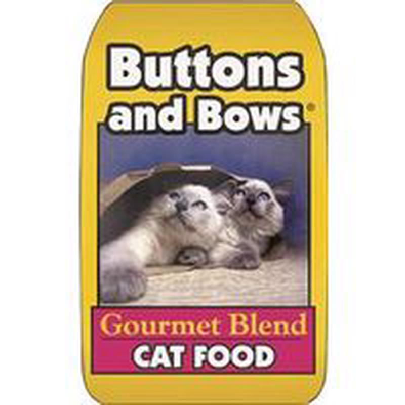 Buttons and Bows 10226 Cat Food, Chicken, Turkey, Salmon and Ocean Fish Flavor, 18 lb Bag