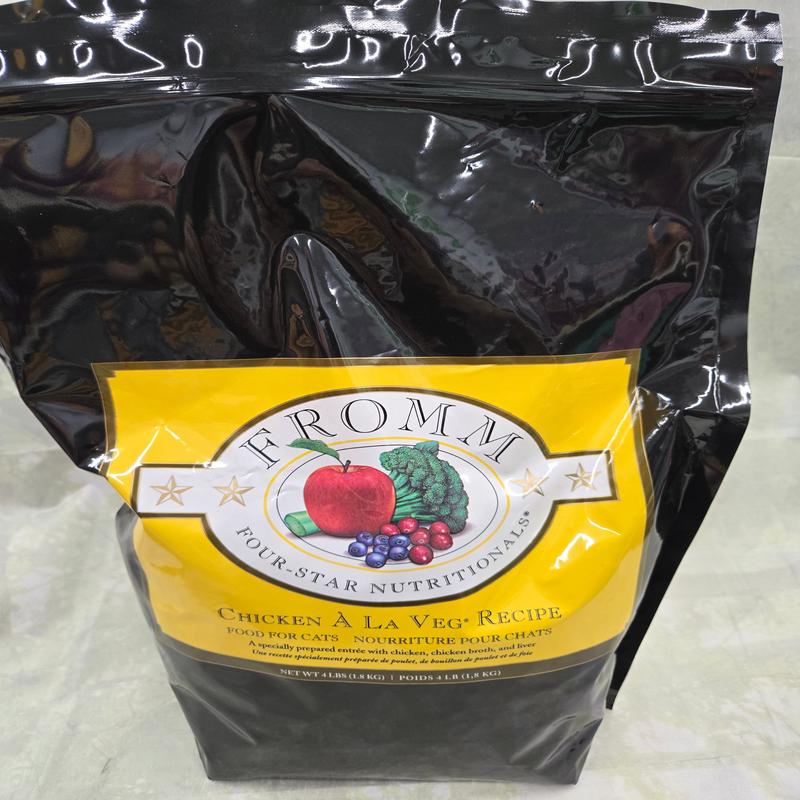 Fromm Chk A La Veg 4# Cat Food